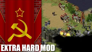 Red Alert 2 | Extra Hard Mod | Many oil Tsunami map with Yuri