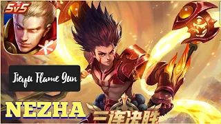 Honor of Kings: Jieyu Flame Gun NEZHA Gameplay