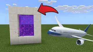 How To Make a Portal to the Airplane Dimension in MCPE (Minecraft PE)