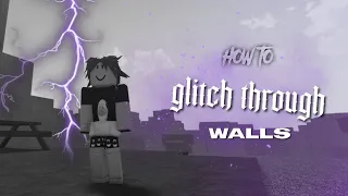 how to glitch through walls - da hood