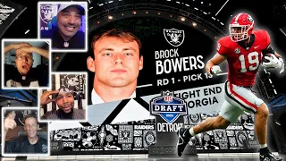 BROCK BOWERS live Draft Reaction