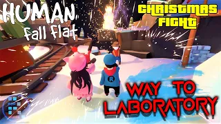 Human Fall Flat | We Celebrate Christmas and Had Much Fun Before entering  New Map