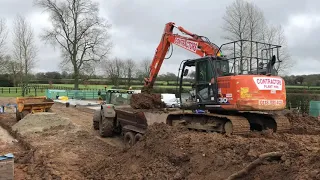 Muck Shifting with the Tractor Trailer - InmotionUK Ltd