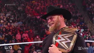 WWE Champion Brock Lesnar & Paul Heyman Promo - WWE Raw 2/21/22 (Full Segment)
