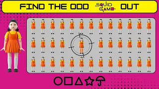 FIND THE ODD SQUID GAME OUT | How Good are Your Eyes | Squid Game Quiz Challenge