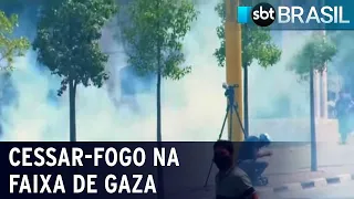 Palestinos comemoram cessar-fogo entre Hamas e Israel | SBT Brasil (21/05/21)