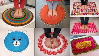 12 DIY Doormat Making Ideas || Recycling Old Clothes Craft