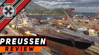 ЛИНКОР PREUSSEN! ОБЯЗАТЕЛЕН К ПРОКАЧКЕ! WORLD OF WARSHIPS