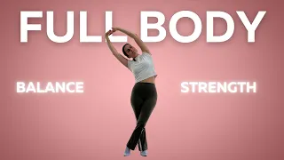 25 Min Full Body Flow Balance and Strength