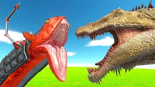 UPGRADED Titanoboa EATS Dinosaurs - Animal Revolt Battle Simulator