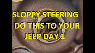 Jeep JT JL Wandering Sloppy Steering Fix for FREE, How to for the Gladiator Wrangler Dead Spot Slop