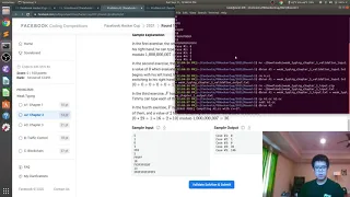 6th place in Facebook Hacker Cup 2021 Round 1