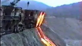 Dumping slag at Bethlehem Steel in 1994