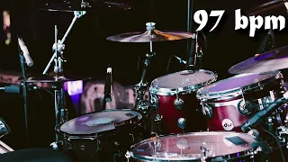 97 Bpm Drum Track Batería - Straight Beat Eighth Notes