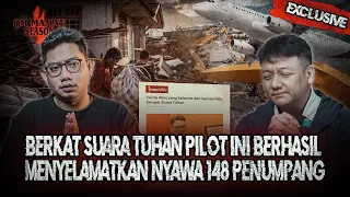 HEROIK!! AKSI PILOT INI SELAMATKAN RATUSAN PENUMPANG DARI MAUT DI PALU! TELAT 1 DETIK LEWAT #OMMAMAT