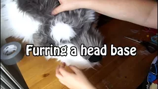 //Tutorial #9// Furring the Fursuit Head Base - part 1