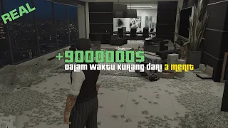 Cara cepat kaya di GTA 5 Online (9 Juta Dolar Hanya Dalam Waktu 3 Menit!!!)