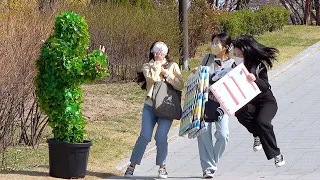 Bushman Prank "Crazy Reaction" in South Korea