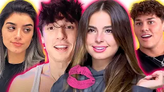 Addison Rae & Bryce Hall REACT to KISS + Noah Beck & Dixie D'Amelio EXPOSE their RELATIONSHIP