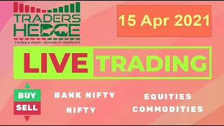 15 APR Bank Nifty & Nifty #LiveTrading #Nifty #BankNifty Live Analysis #priceaction #tradershedge