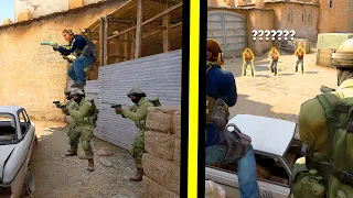 They tried the 500 IQ BAIT TRICK... - CS:GO BEST ODDSHOTS #472