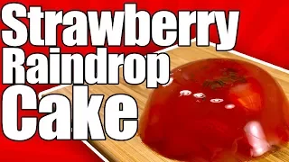 Strawberry Lavender Raindrop Cake