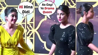 Hina Khan & Shivangi Joshi At News18 Stardom Awards 2019