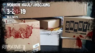 Horror Movie Haul and Unboxing: 3/24/19 | Shout! Factory, Unearthed Films, Vinegar Syndrome, etc.