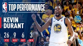 KD Shows Out For Oracle In Game 1 Of the '17-'18 NBA Finals