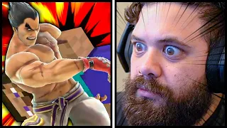 Reacting to the Best Kazuya Combos in Smash Bros Ultimate