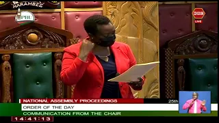 National Assembly Proceedings (Afternoon Session)  25th November 2021