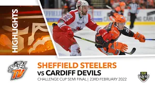Sheffield Steelers v Cardiff Devils - CC Semi Final - 23rd February 2022