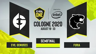 CS:GO - Evil Geniuses vs. FURIA [Vertigo] Map 1 - ESL One Cologne 2020 - Semifinal - NA