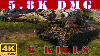 ✔️ 122 TM WoT ◼️ 5.8K Damage • THE LUNAR CHALLENGE ◼️ WoT Replays gameplay