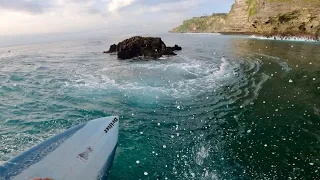 Uluwatu Surfing: Conquering the Big Rock on a Slow Day