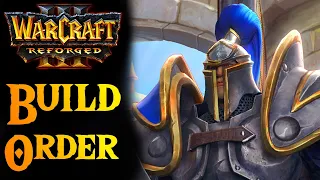 Warcraft 3 Reforged HUMAN Build Order - BEGINNERS