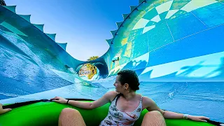 SCARY Manta Waterslide at Laguna Waterpark Dubai