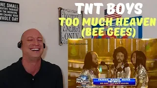 YFSFK 2018: TNT Boys as Bee Gees | Too Much Heaven | REACTION!