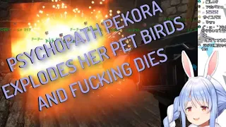 [Hololive] Psychopath Pekora explodes her pet birds and fucking dies (ENGSUB)