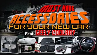 BEST Must Have Accessories For Your New Car 2023 | Installation Process | Geely Coolray Sport SE