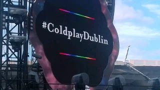 COLDPLAY LIVE AT Dublin's croke park " Head full of Dreams concert " part 1