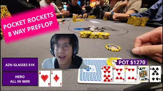 BLUFFING with ACES | AP Poker Vlog Episode 8