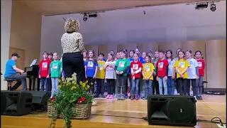 "Halleluja" - Singklasse der Volksschule Absdorf (Bezirksjugendsingen 30.März 2023)