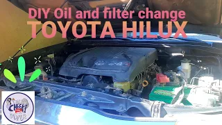 DIY Change oil, change oil filter - Toyota Hilux #diy #oilchange #toyota #hilux #toyotahilux