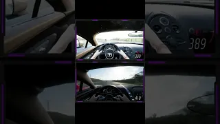 Bugatti Chiron VS Bugatti Veyron | Top Speed
