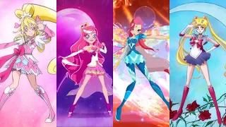 Doki Doki Pretty Cure, Lolirock, Winx Club, Sailor Moon || Epic Battle ||