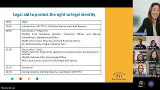 Webinar: Legal Aid to Protect the Right to Legal Identity