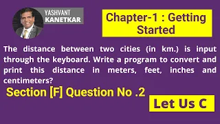 The distance between two cities (in km) is input || Chapter 1 || Getting started