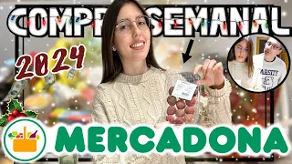 MERCADONA!!🛒 Primera COMPRA del 2024🎊 + PROBAMOS por PRIMERA VEZ los LICHIS!!🍈 | LorenaAndCia