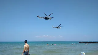 Крым, Песчаное, 2019 вертолеты